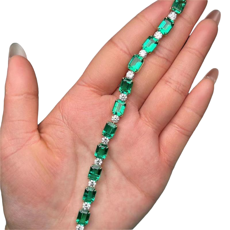 Sierra Emerald Tennis Bracelet