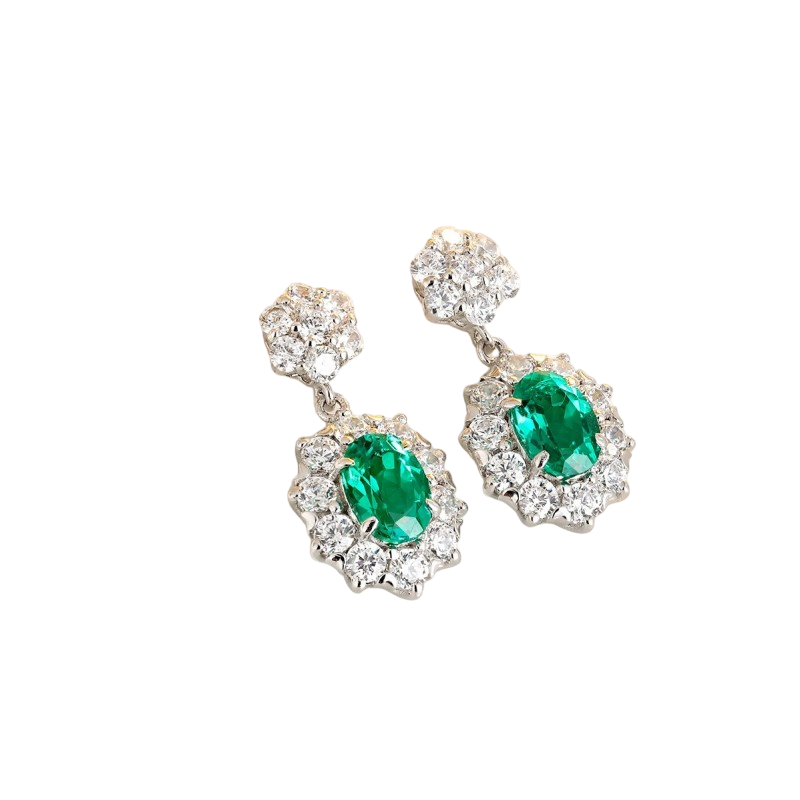 Sierra Halo Floral Studs