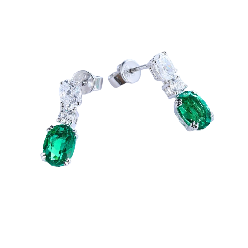 Sierra Oval Drop earrings