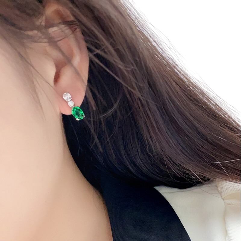 Sierra Oval Drop earrings