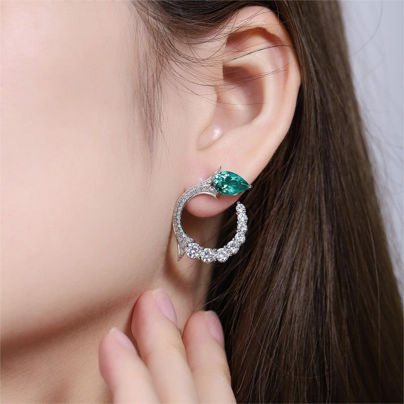 Sierra Pear Shape Serpenti Studs