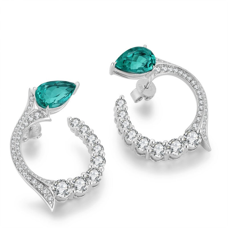 Sierra Pear Shape Serpenti Studs