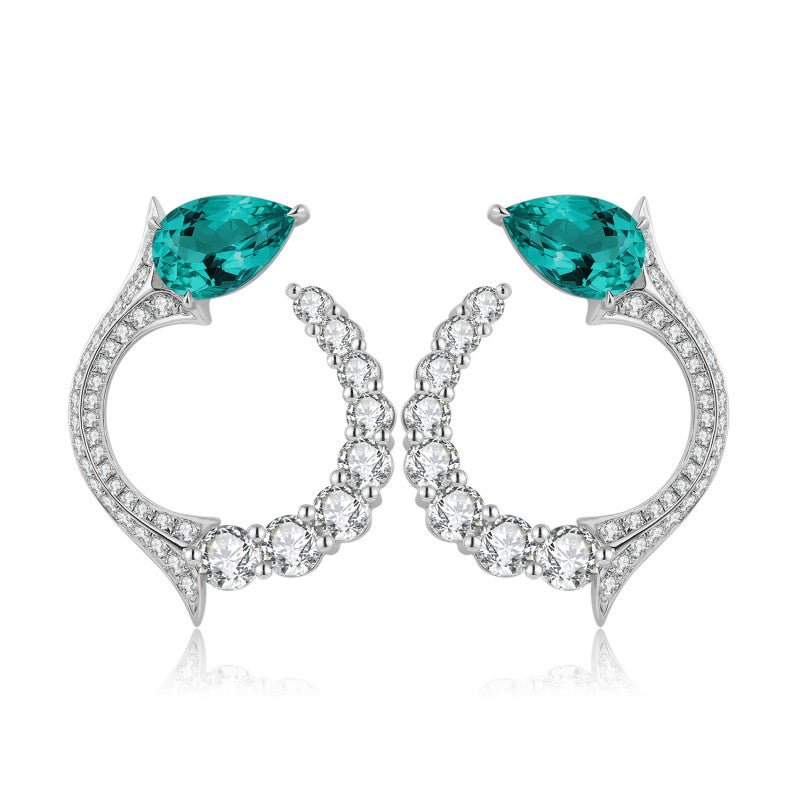 Sierra Pear Shape Serpenti Studs