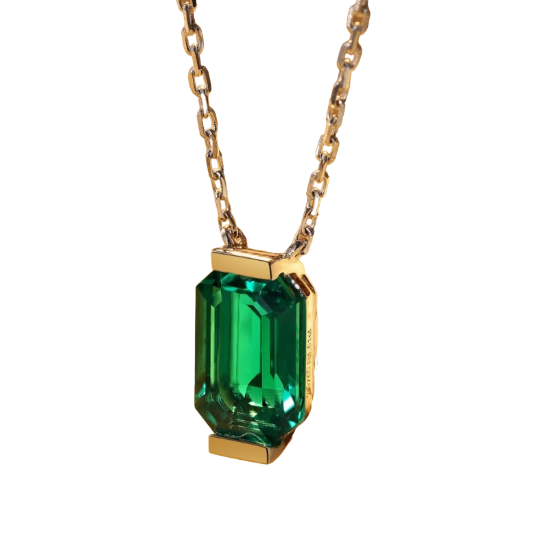 Sierra 1.50 cts Emerald Cut Pendant