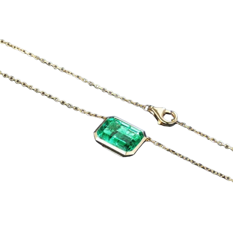 Sierra 2.50 cts Emerald Cut Pendant