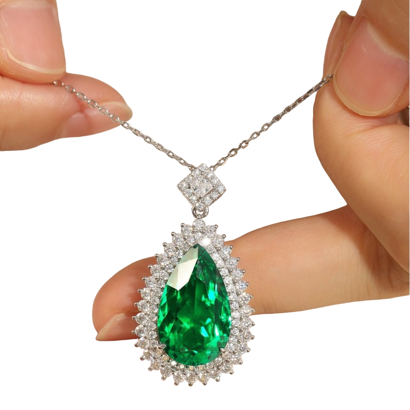 Sierra 11.0 cts Pear Cut Pendant