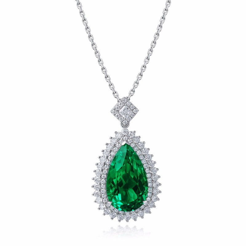 Sierra 11.0 cts Pear Cut Pendant