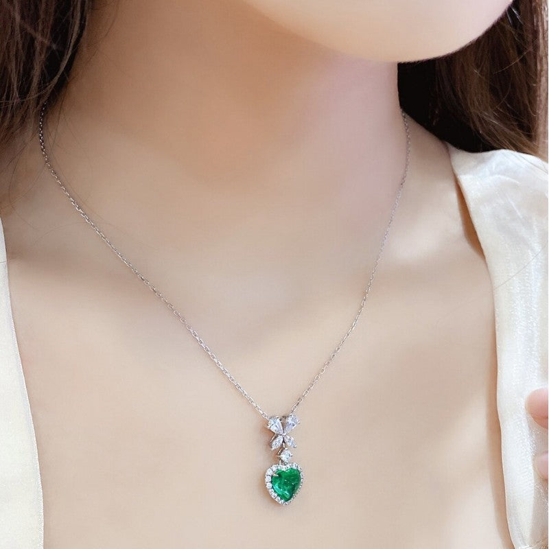 Sierra Floral Heart Shape Pendant