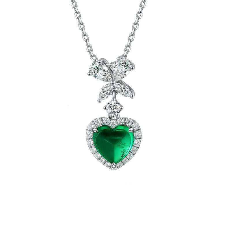 Sierra Floral Heart Shape Pendant