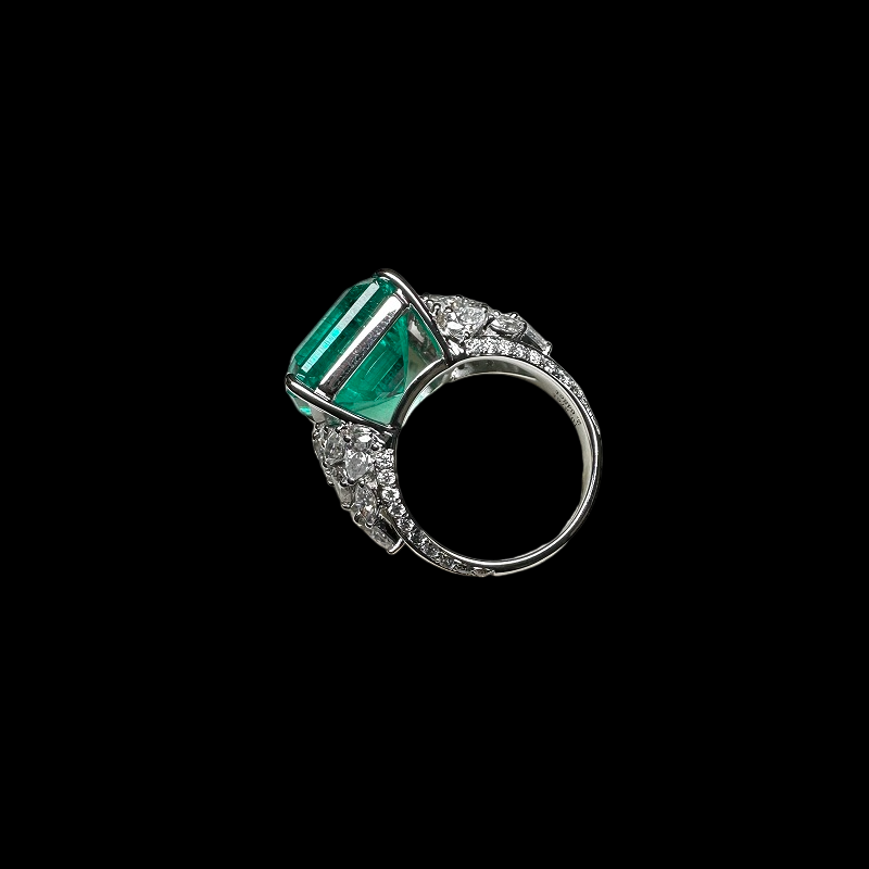 Sierra 10.27ct Emerald Cut Giant Ring