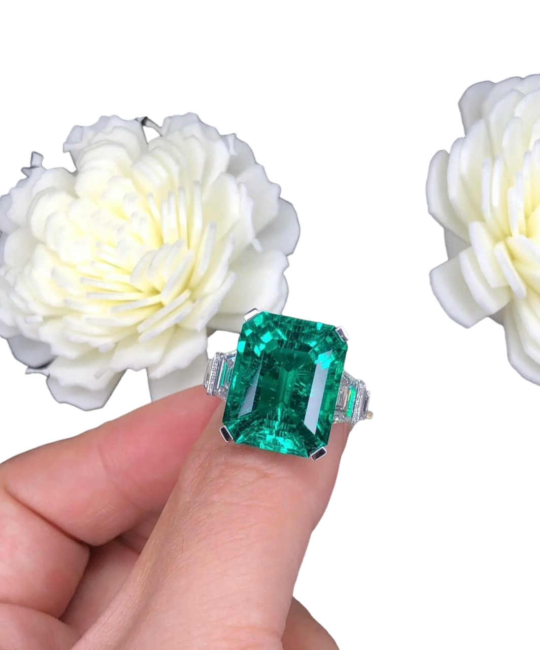 Sierra 6.5 Emerald Cut Engagement Ring