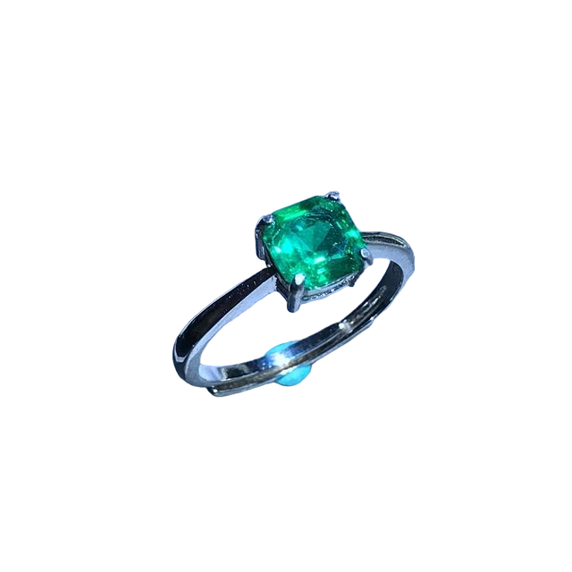 Sierra 2.5 cts Emerald Simple Prong Ring