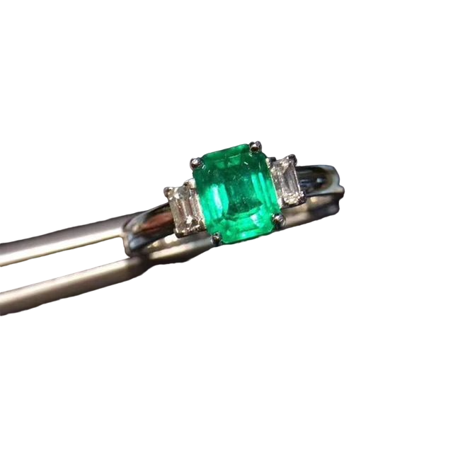 Sierra Emerald Cut 2.5 carat Prong Ring