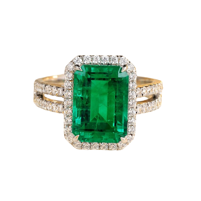 Sierra 2.50 Emerla Cut Double Band Ring