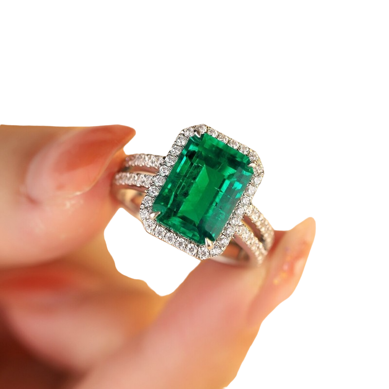 Sierra 2.50 Emerla Cut Double Band Ring