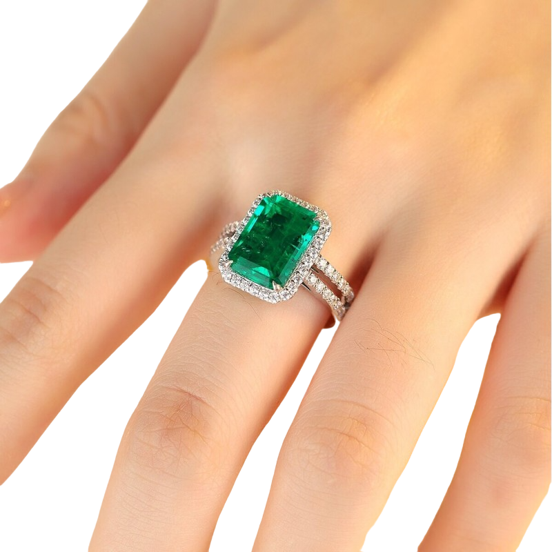 Sierra 2.50 Emerla Cut Double Band Ring
