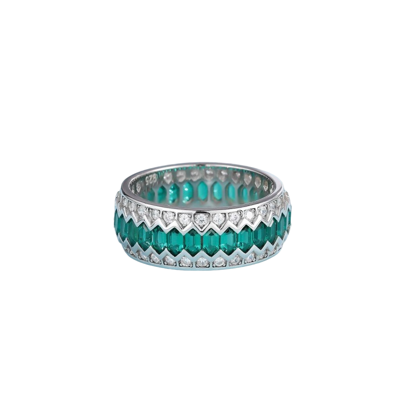 Sierra Hexagon Wedding Band