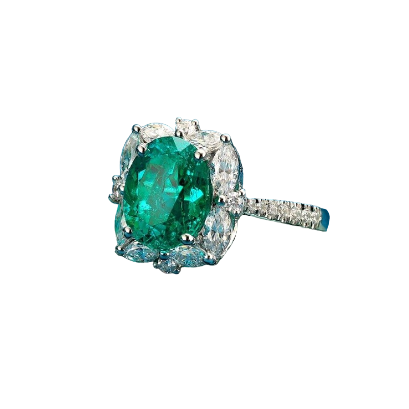 Sierra 2.30 Emerald Marquise Ring