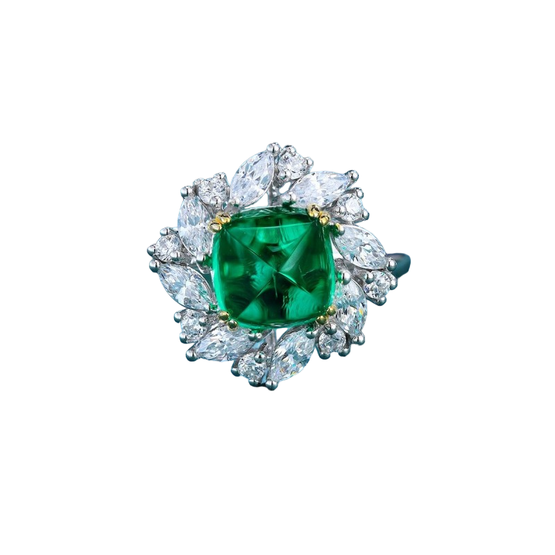 Sierra 2.48 Sugerloaf Emerald Ring