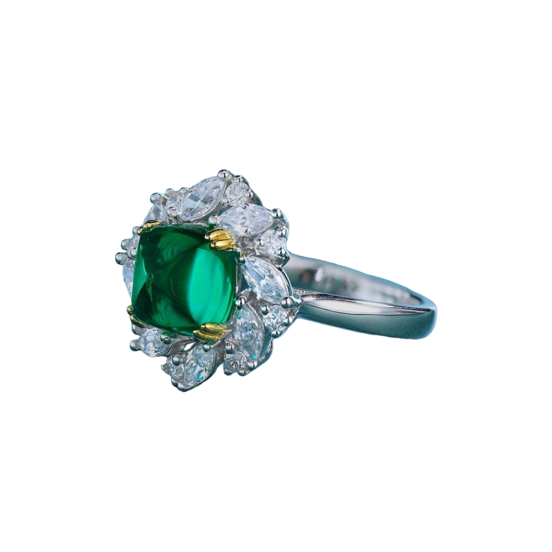 Sierra 2.48 Sugerloaf Emerald Ring