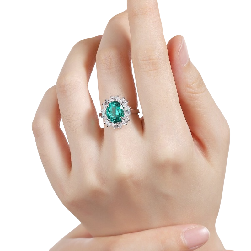 Natural emerald stone