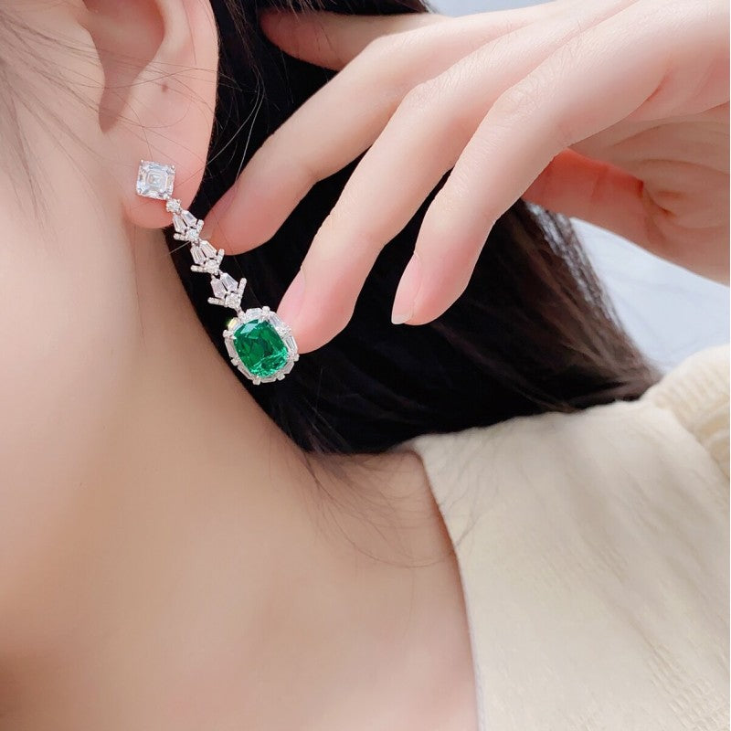 Sierra Aurora Verde Drop Earrings