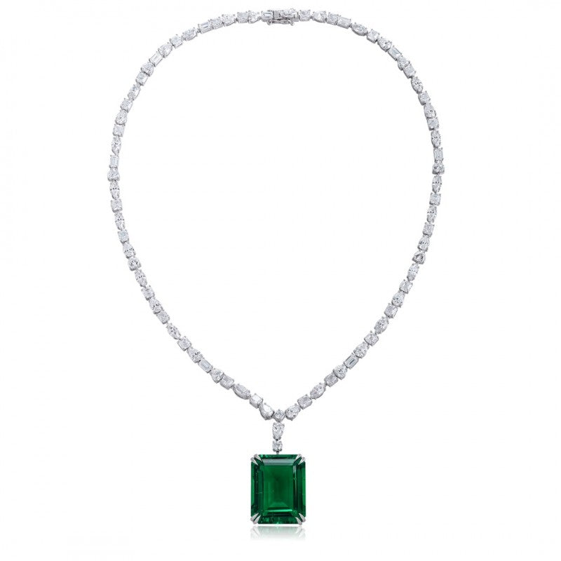 Sierra Love of Paris Emerald Cut Pendant