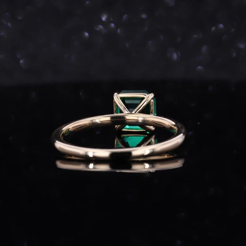 Sierra 2.50 carat Asscher Cut Emerald Ring