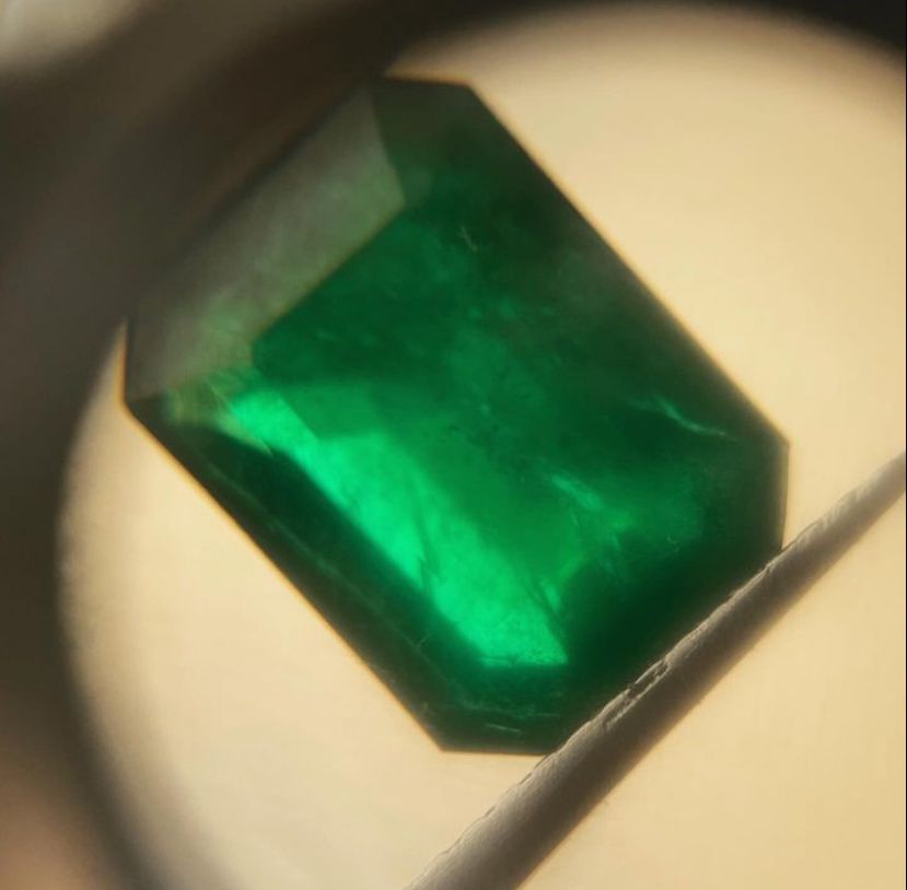 Lab Emerald Ring