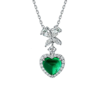 Sierra Floral Heart Shape Pendant