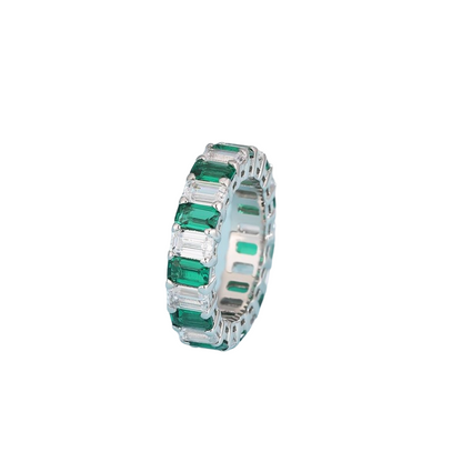 Emerald wedding rings
