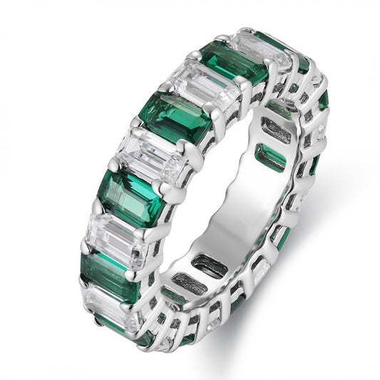 Emerald wedding rings