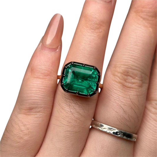 Sierra Imperial Grace Emerald Ring for her