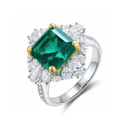 Sierra Majestic Green Emerald Ring