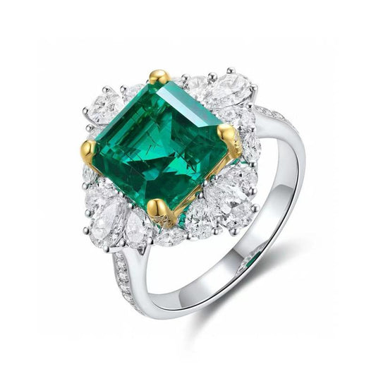 Sierra Majestic Green Emerald Ring
