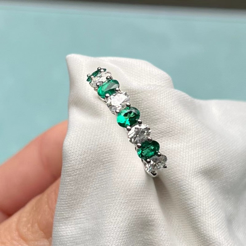 Sierra Half Eternity Band Ring