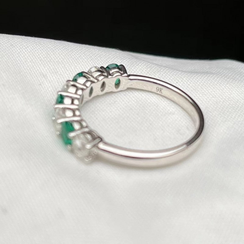 Sierra Half Eternity Band Ring