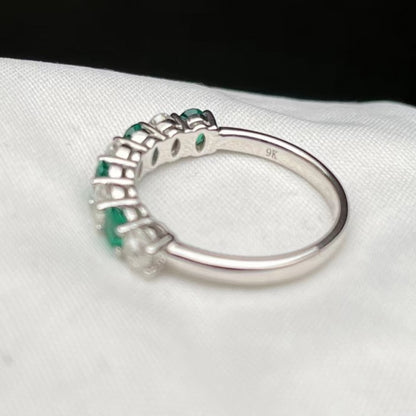 Sierra Half Eternity Band Ring