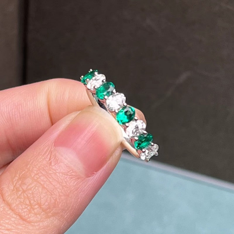 Sierra Half Eternity Band Ring