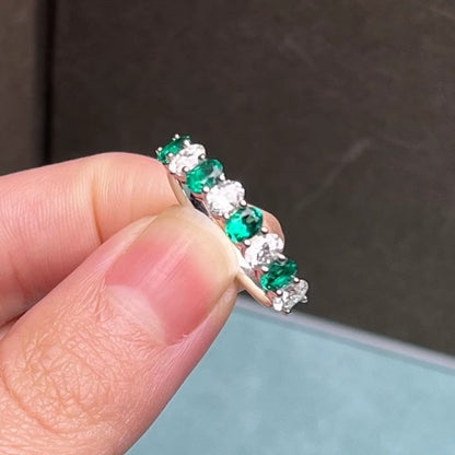 Sierra Half Eternity Band Ring