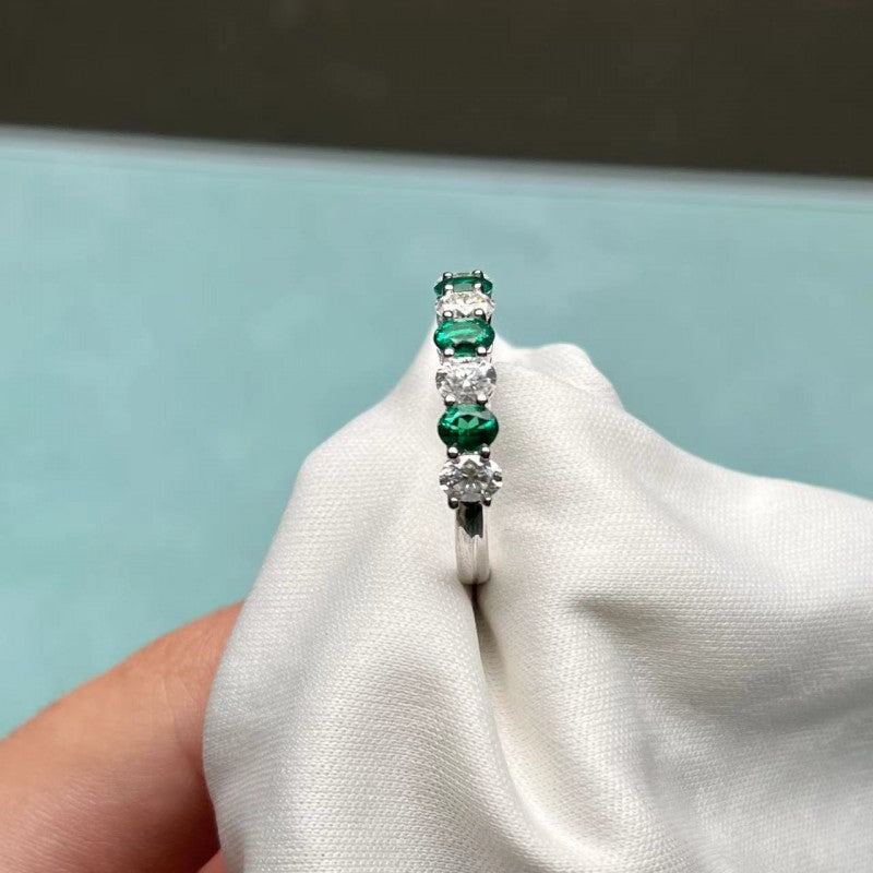 Sierra Half Eternity Band Ring