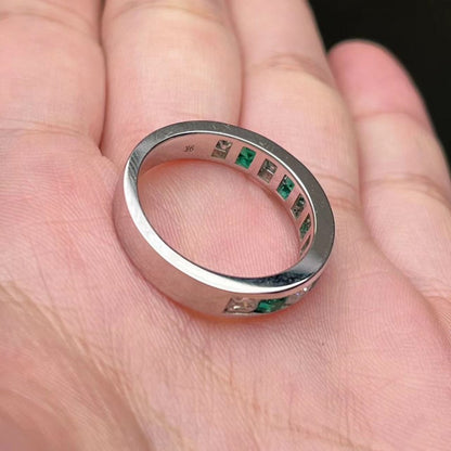 Sierra Emerald Luxe Band Ring