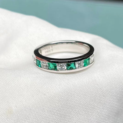 Sierra Emerald Luxe Band Ring