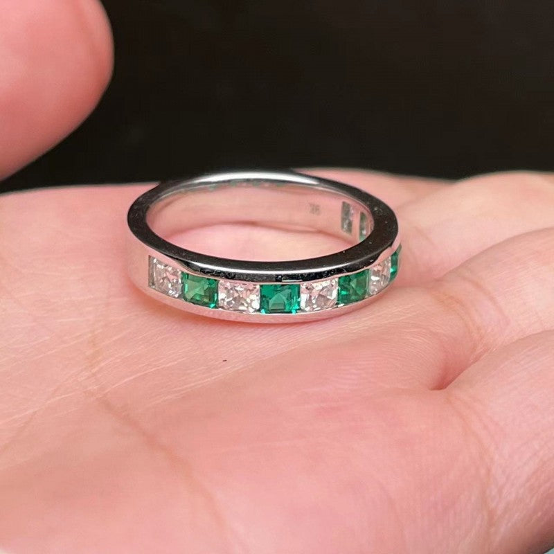 Sierra Emerald Luxe Band Ring