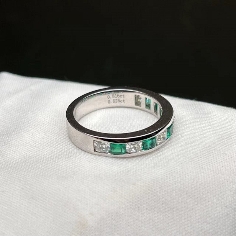 Sierra Emerald Luxe Band Ring