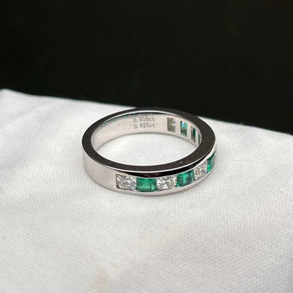 Sierra Emerald Luxe Band Ring