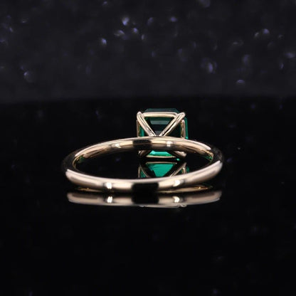 Sierra 2.50 carat Asscher Cut Emerald Ring